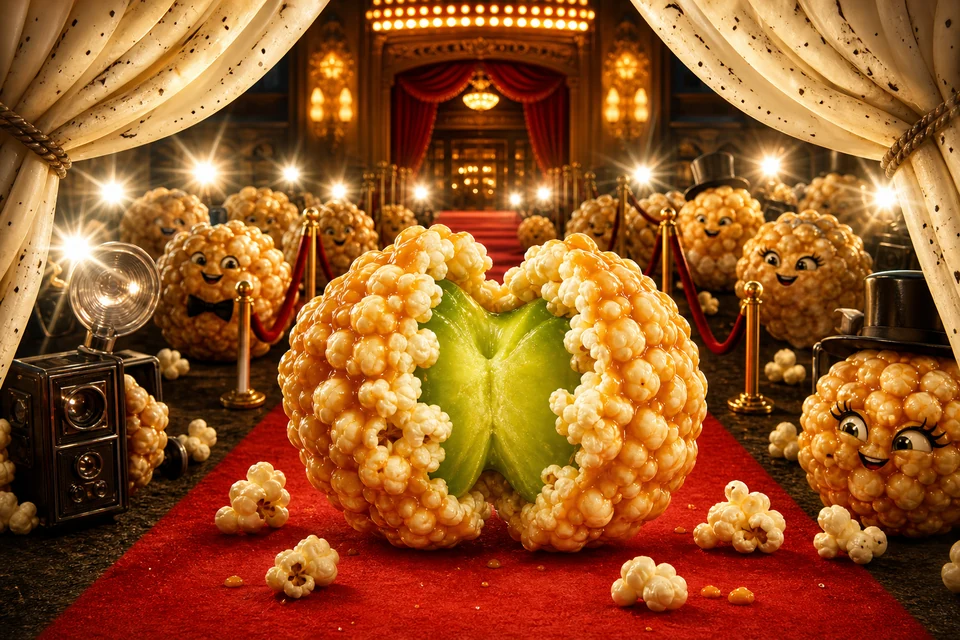 Apple Popcorn Balls