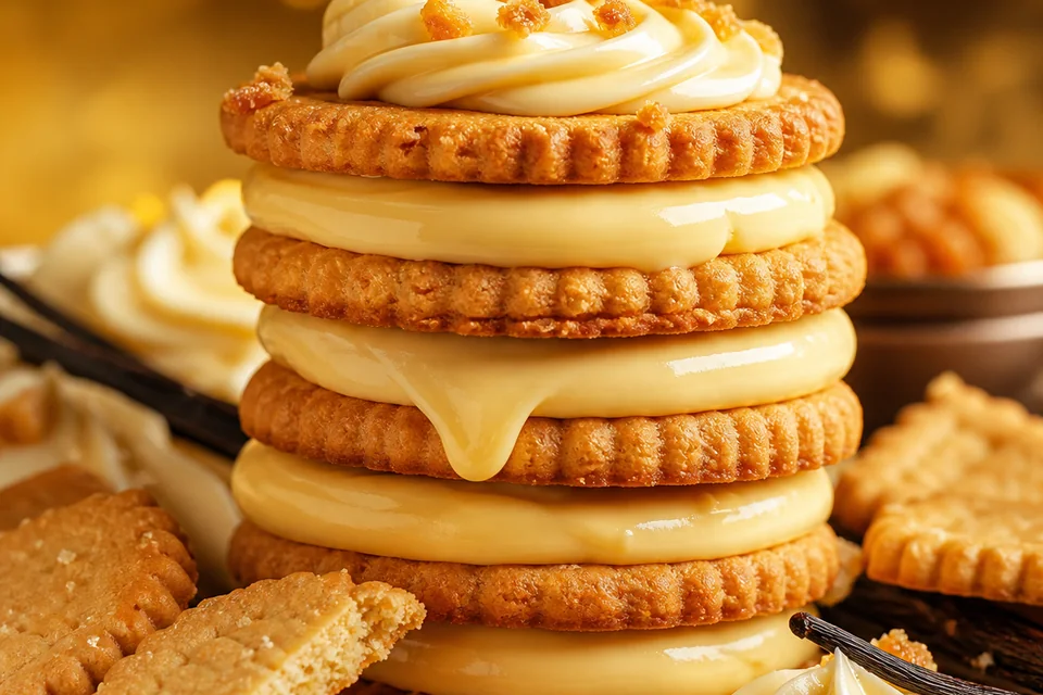 Печивний custard stack