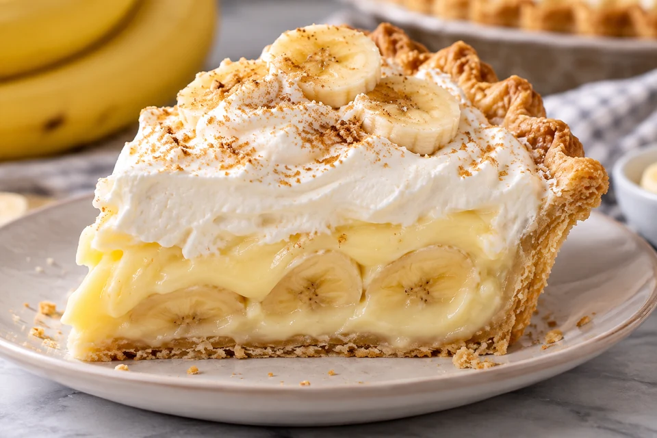 Banana Custard Pie
