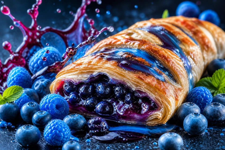 Blue Razz Strudel