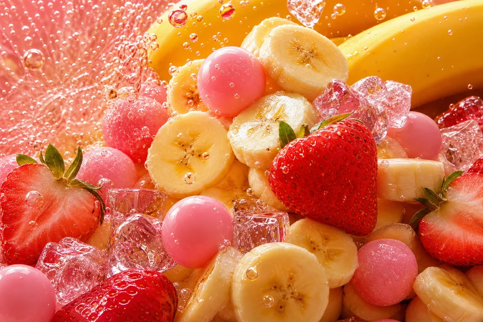 Pink Banana Bubble