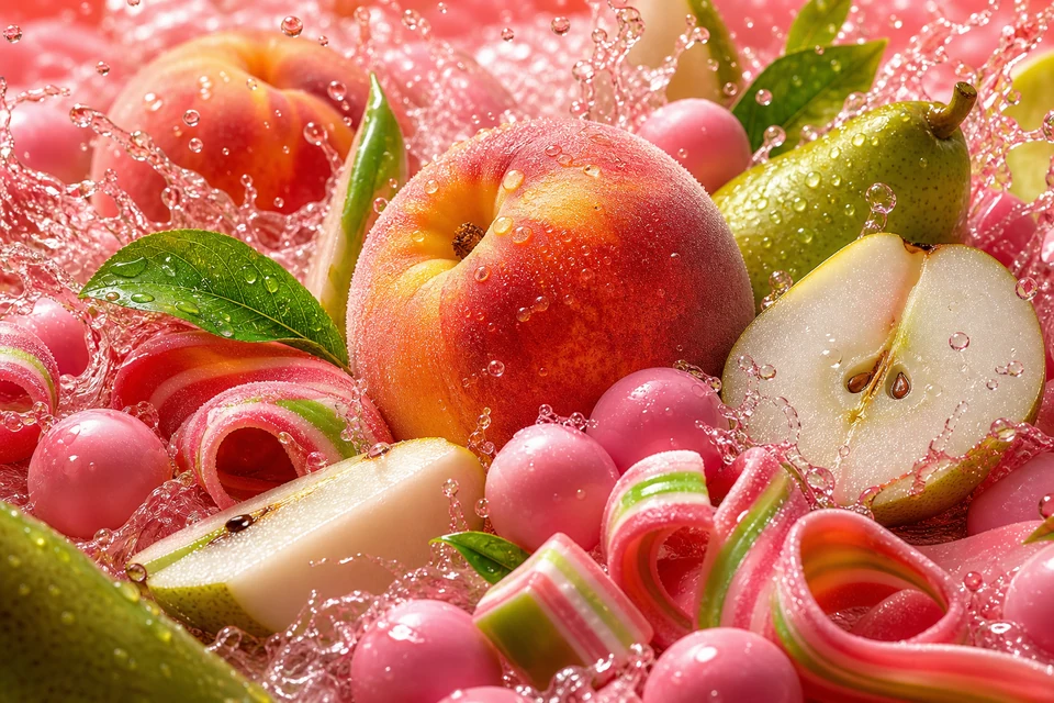 Peach Pear Bubble