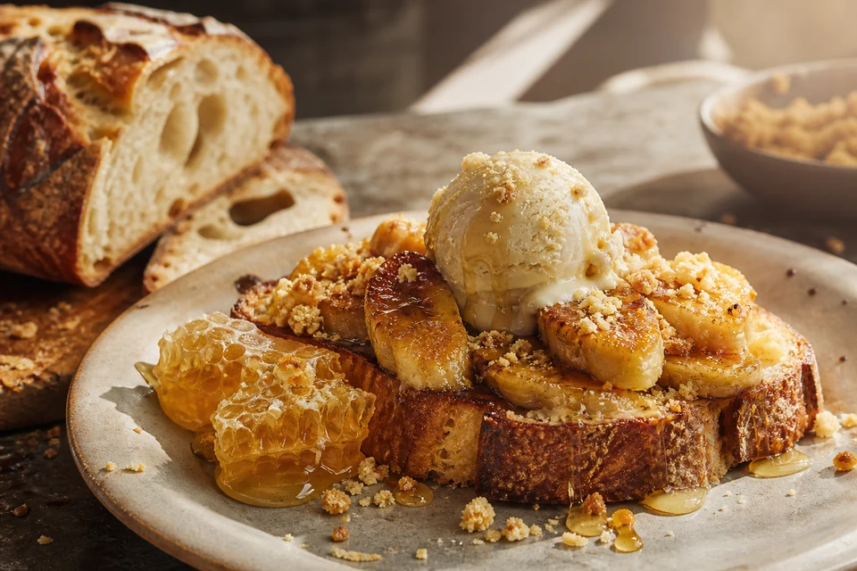 Honeycomb Banana Cream