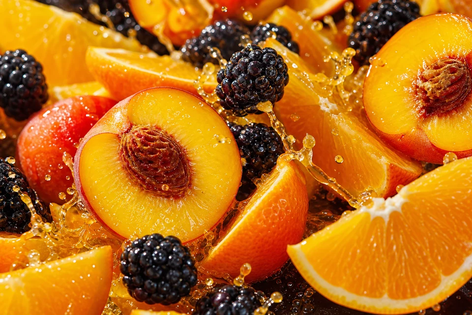 Peach Blackberry